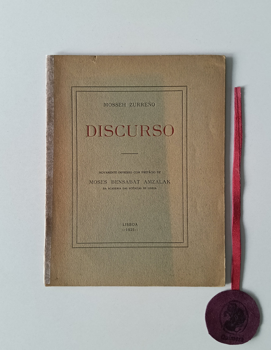 ZURREÑO (Mosseh). - DISCURSO