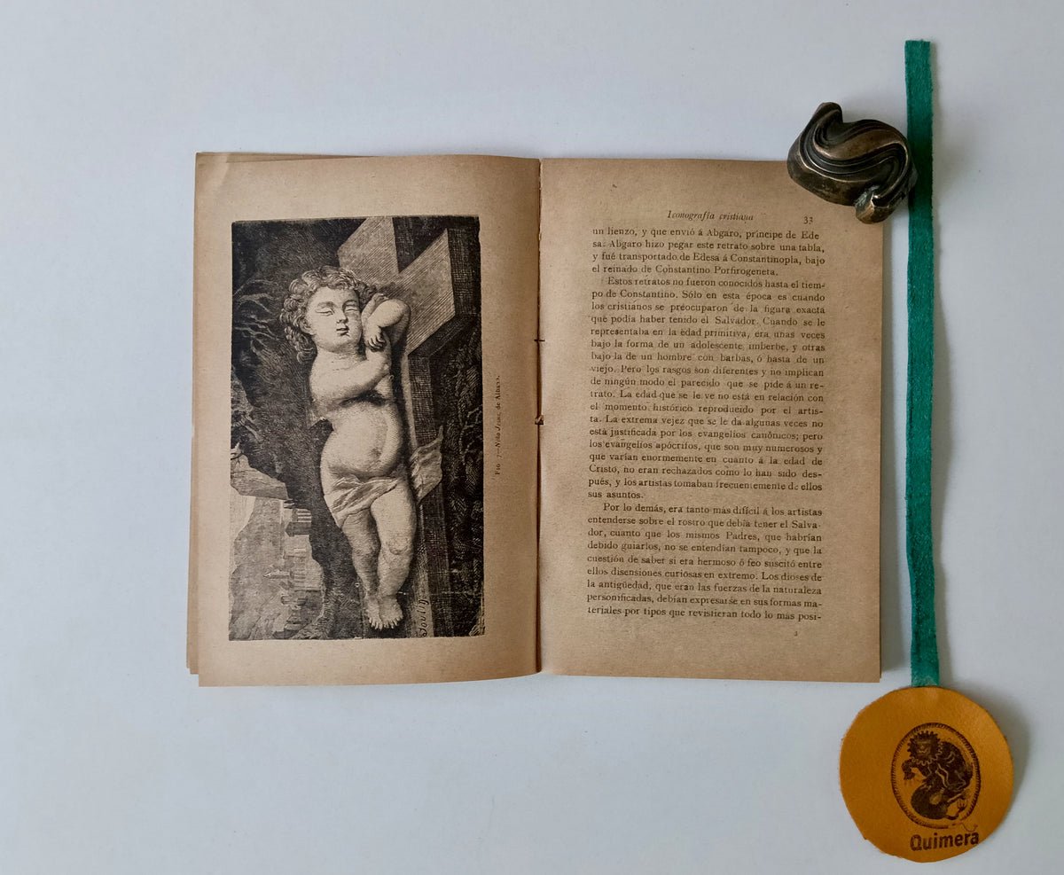ICONOGRAFIA CRISTIANA, con 25 grabados