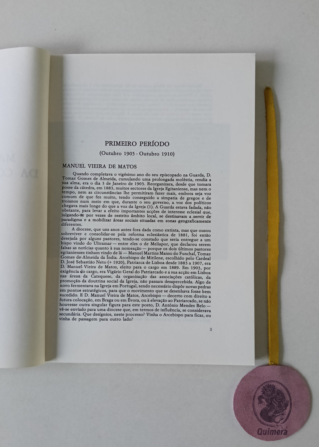 GOMES (Pinharanda). - A VIDA DE MANUEL MENDES DA CONCEIÇÃO SANTOS NA GUARDA (1905-1916)