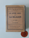 GERNET (Louis) e BOULANGER (André). - LE GÉNIE GREC DANS LA RELIGION