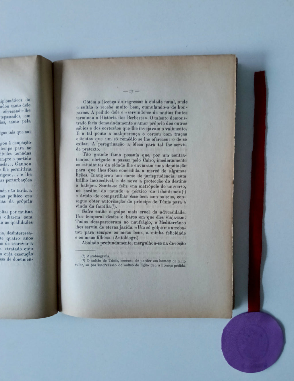 ALMEIDA (José António Ferreira de). - Algumas Notas Sumárias ácêrca do Conceito de História nos "Prolegómenos" de Ibne-Caldune