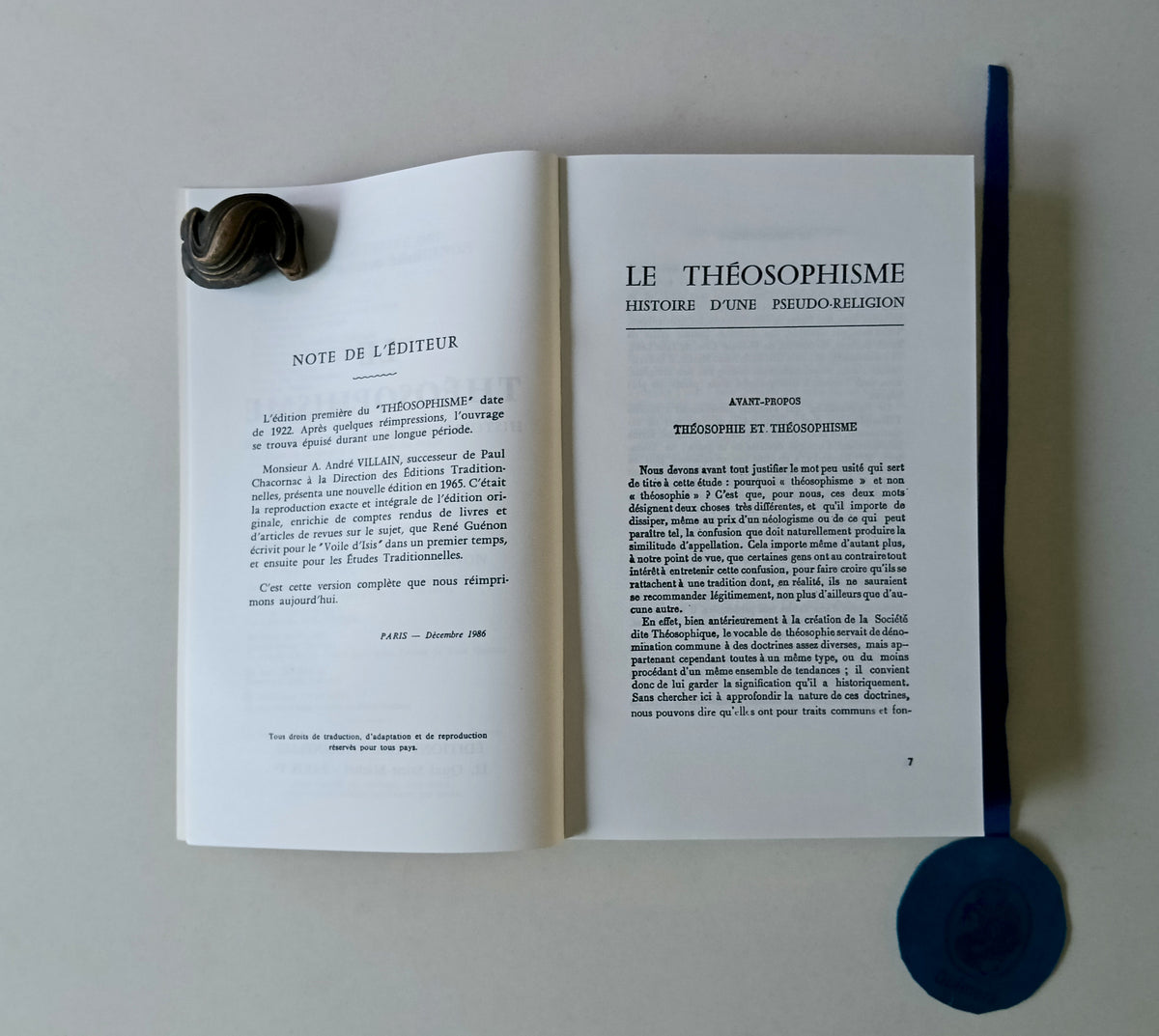 GUÉNON ( René). - LE THÉOSOPHISME, Histoire d'une pseudo-religion