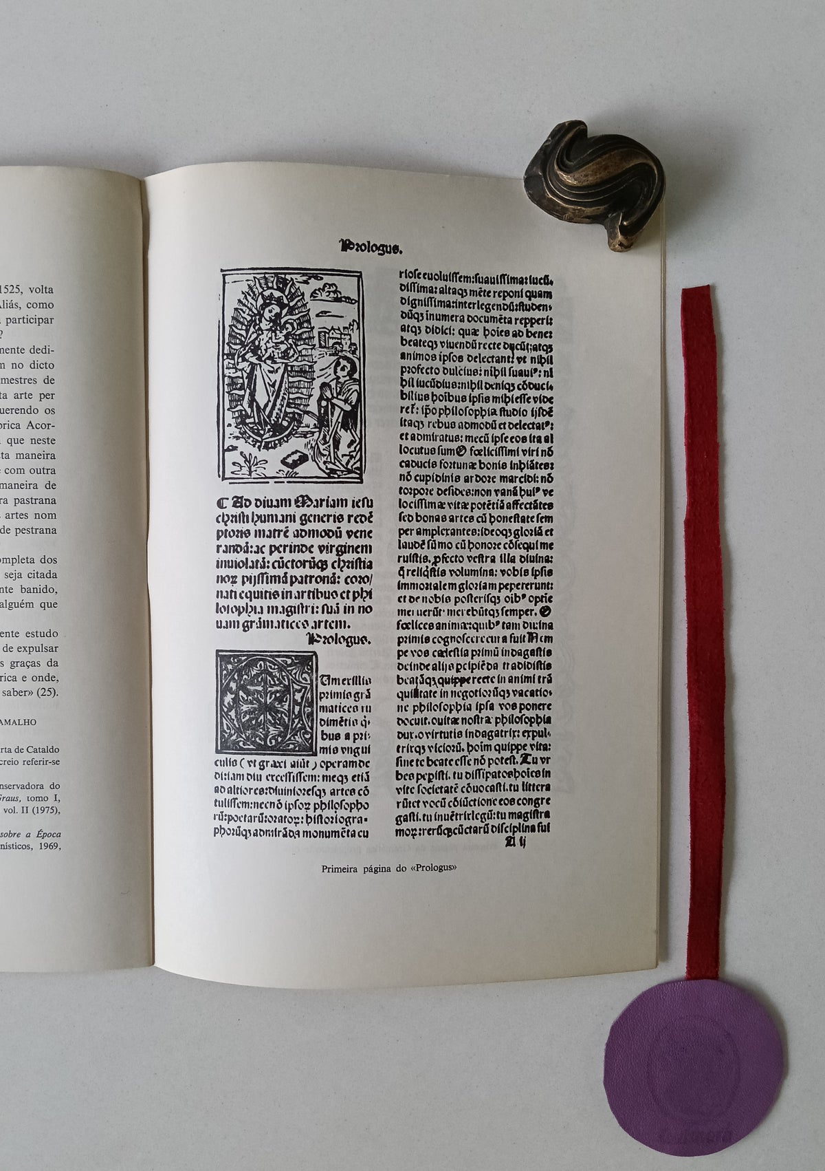 RAMALHO (Américo da Costa). - UM CAPÍTULO DA HISTÓRIA DO HUMANISMO EM PORTUGAL: O "PROLOGUS" DE ESTEVÃO CAVALEIRO