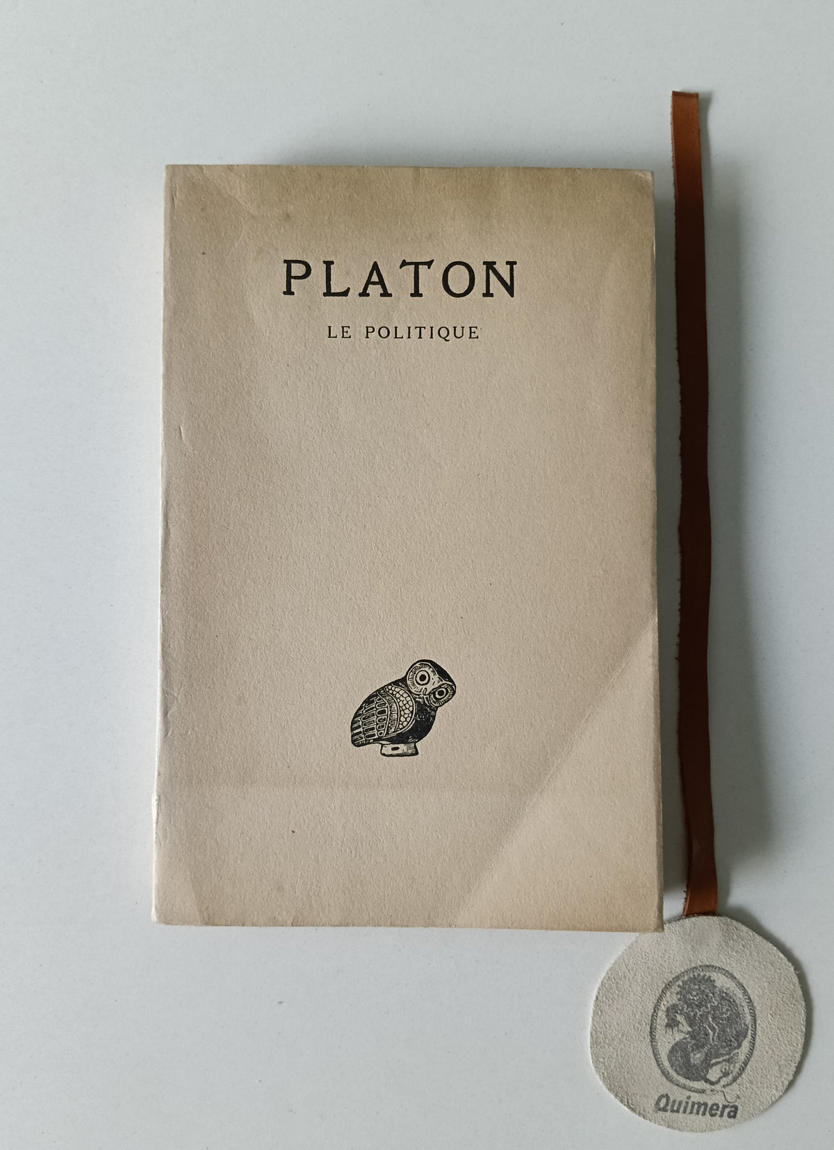 PLATON . - OEUVRES COMPLÈTES - Tome IX - 1re partie - Le Politique