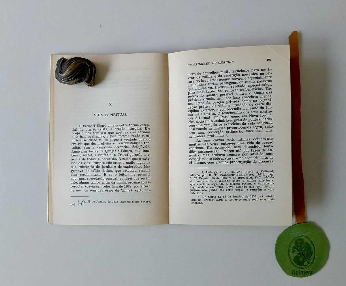 LUBAC (Henri de). - A ORAÇÃO DE TEILHARD DE CHARDIN.