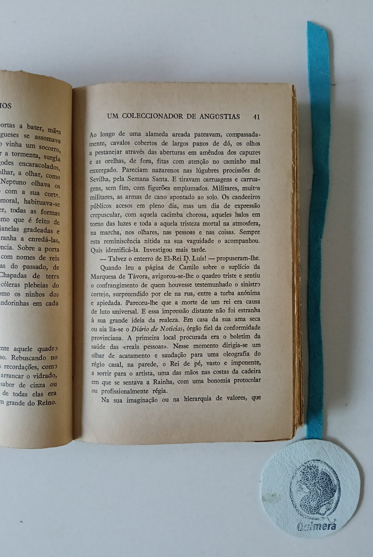 FIGUEIREDO (Fidelino de). - UM COLECCIONADOR DE ANGÚSTIAS
