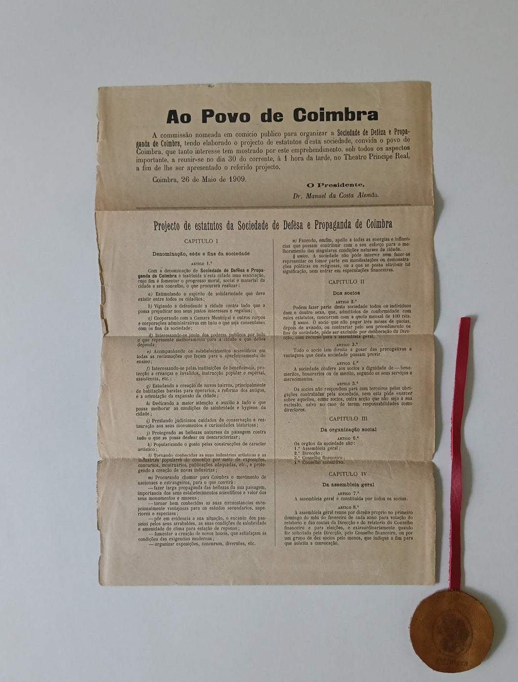 AO POVO DE COIMBRA