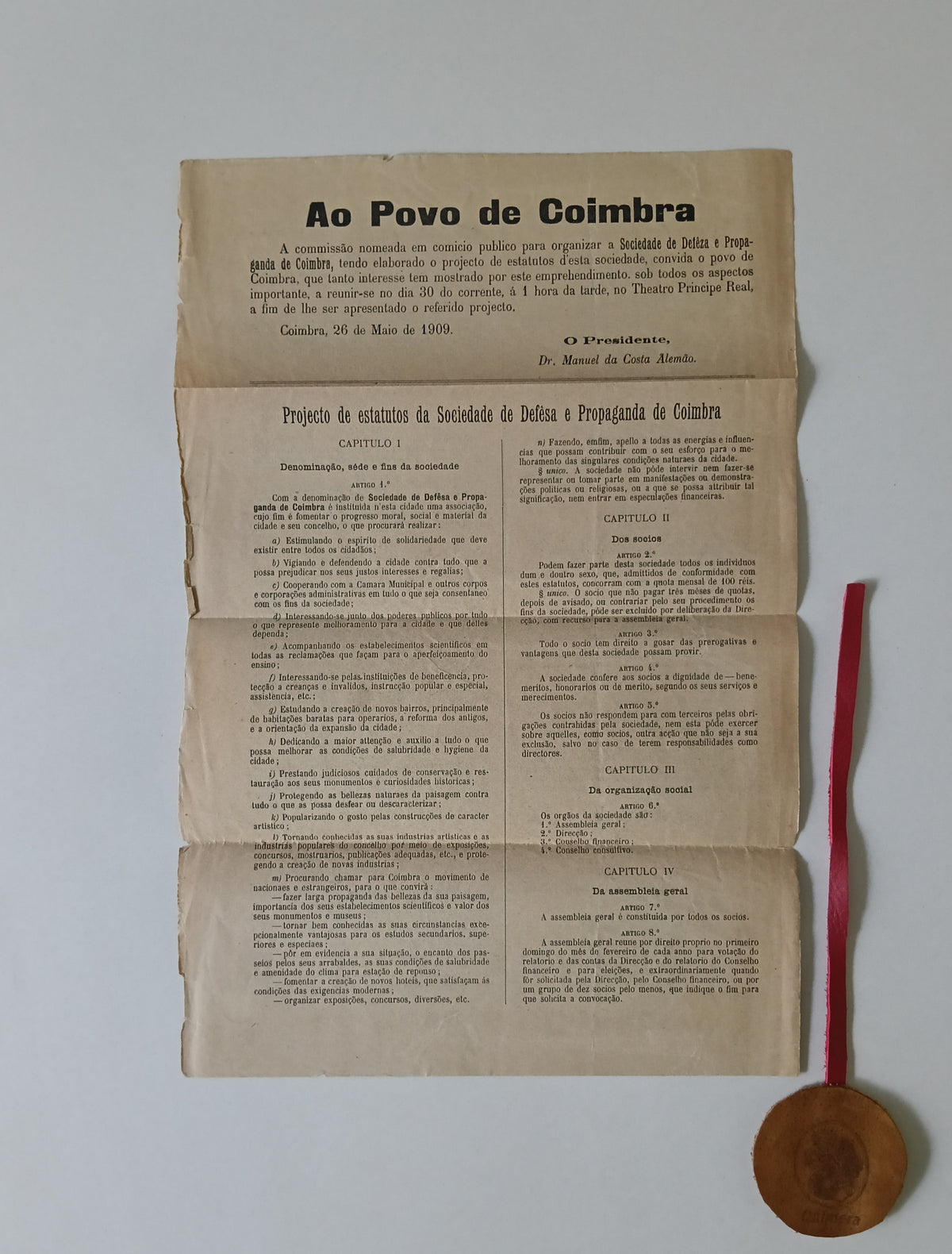 AO POVO DE COIMBRA